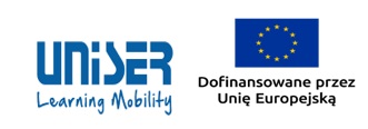 Flaga Unii Europejskiej, logo Uniser