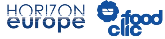 logo HorizonEurope, FoodCLIC